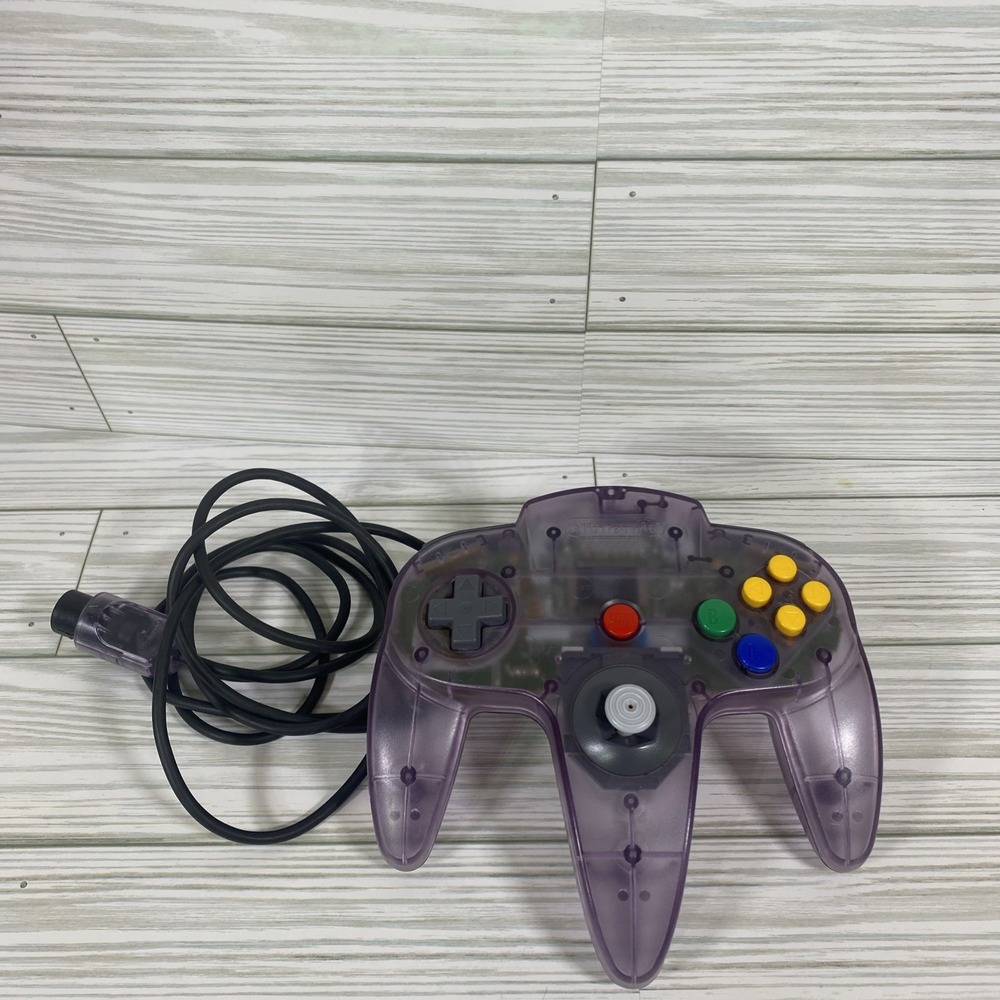 Nintendo 64 Controller Unisex OS Atomic Purple Excellent OEM Funtastic N64 Wired